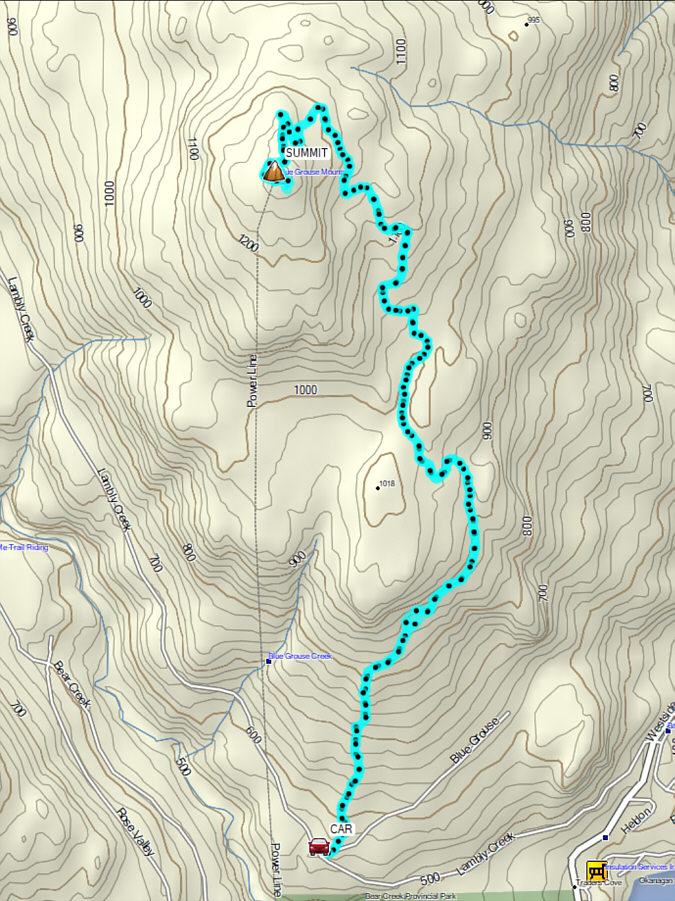 Sure, it's a long walk up a road that other people drive, but the scenic summit is worthwhile regardless.