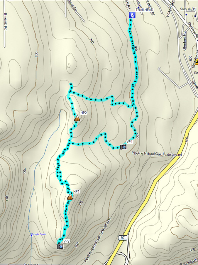 The second viewpoint isn't worth the extra effort, but the second high point is!