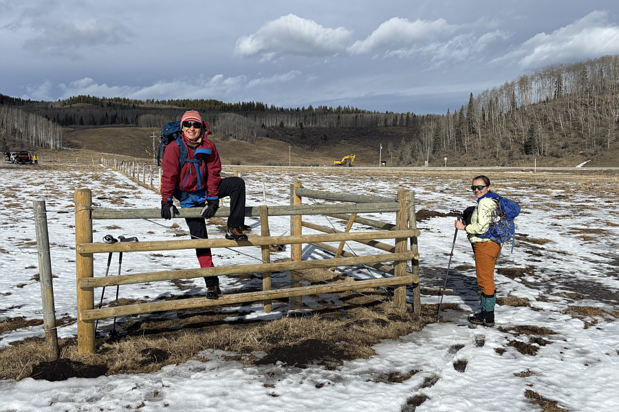 The only "scrambling" of the day!