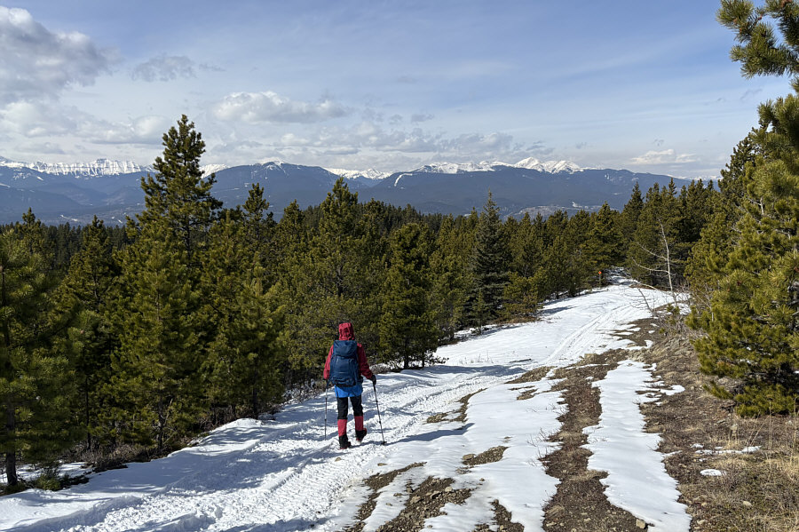 It was distinctly colder on this side of the hill!