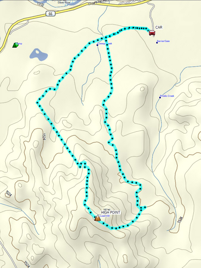 An enjoyable hike any time of the year.