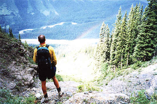 Don't we usually see rainbows AFTER a storm??