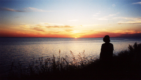 Ho hum...another sunset on Lake Winnipeg.