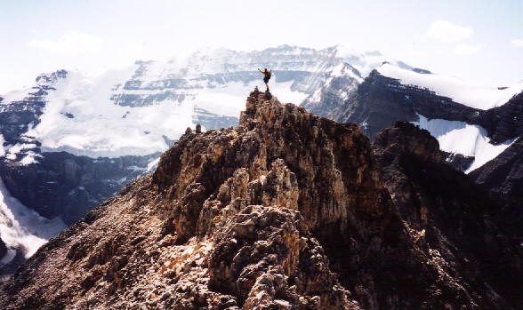 About 45 minutes from the top of Mount Niblock.