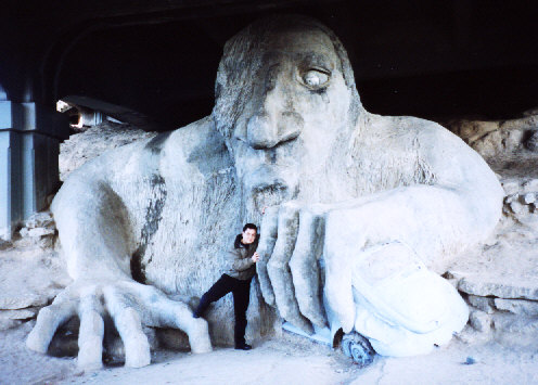 Wonder which billy goat Gruff drove a VW Beetle...