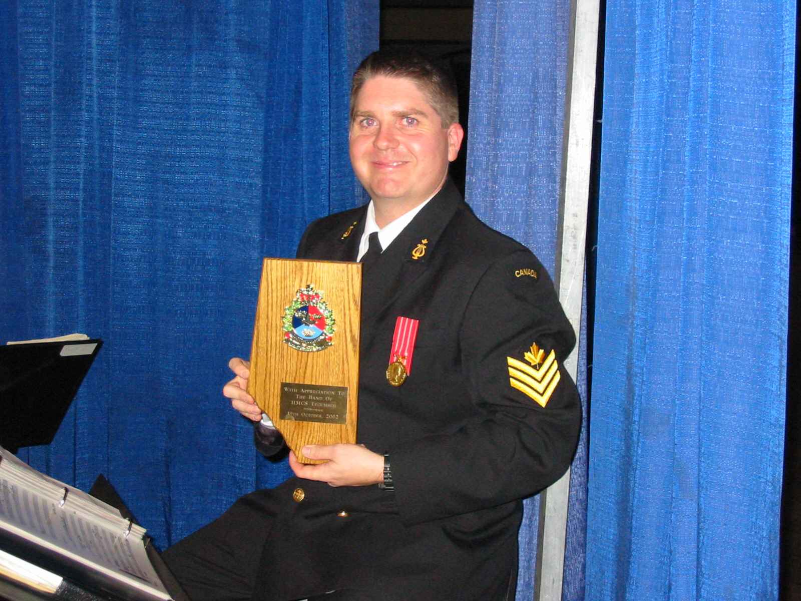 Now accepting this award on behalf of the band...