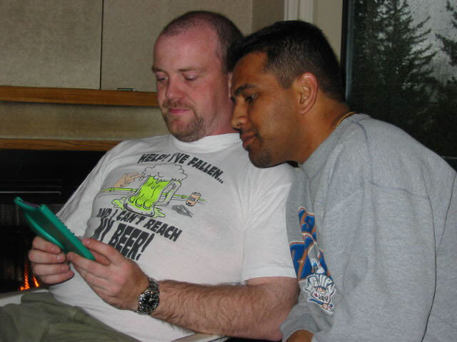 I can't believe the girls are kicking our asses!