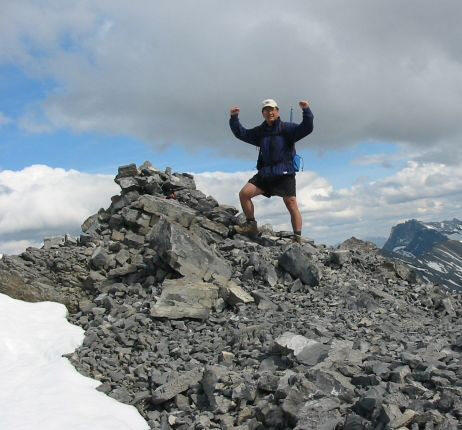 About 2.5 hours from the parking lot.