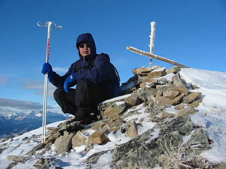 Make no mistake...it's freakin' cold up there!