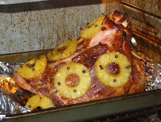 Hmmm...we should probably clean our oven soon!