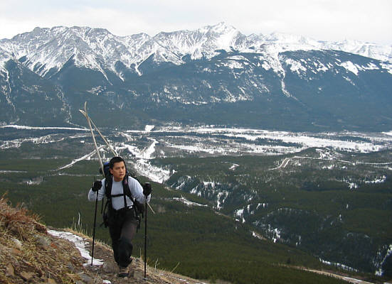 What's with the skis?!