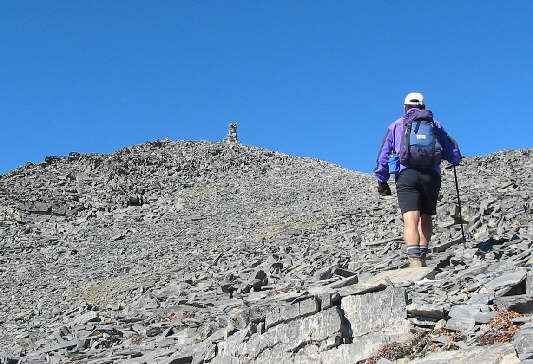 A little over 3 hours from the trailhead.