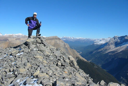 About 4 hours 15 minutes from the trailhead.