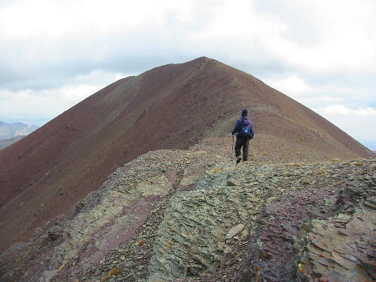 Another 15 minutes to the summit from here.