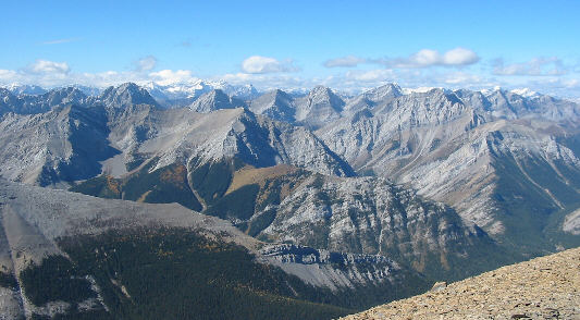 Look at all them peaks, Ma!