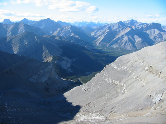 Hmmm...it's gonna be a long walk back to our bikes.