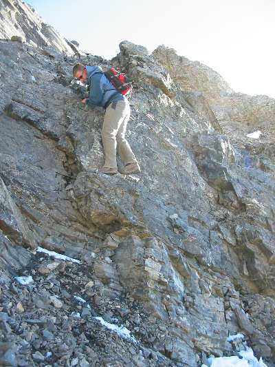 The unlikely crux of the entire trip.