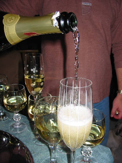 That better not be Baby Duck!  Blechhh!