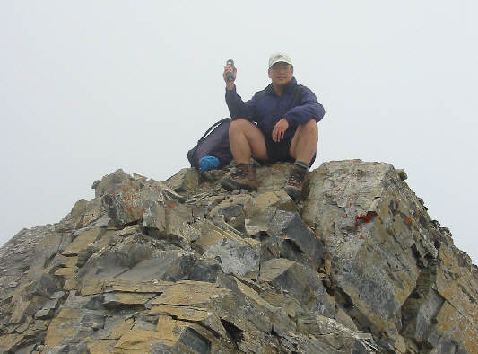 Exactly 2 hours 10 minutes to reach the top!