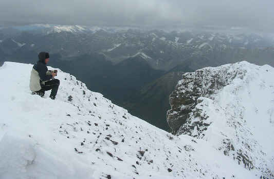 Not the best of days to be up here!