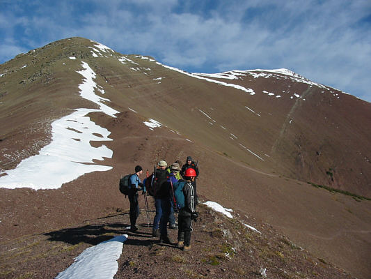 It's about a two-hour hike from Cameron Lake to get here.