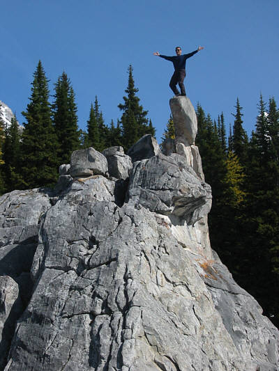 Easy going up, but tricky coming down.