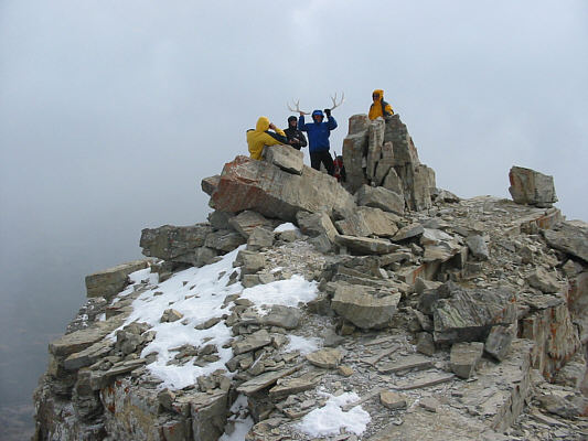 It's a shame that we didn't get much of a view from the summit.