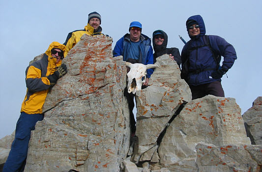 It's a shame that Linda couldn't join us up here.  Hopefully she'll come back and bag this peak on a much nicer day.