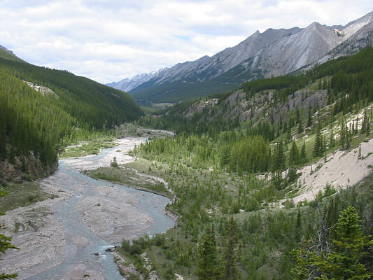 Looks like some good camping spots down there!