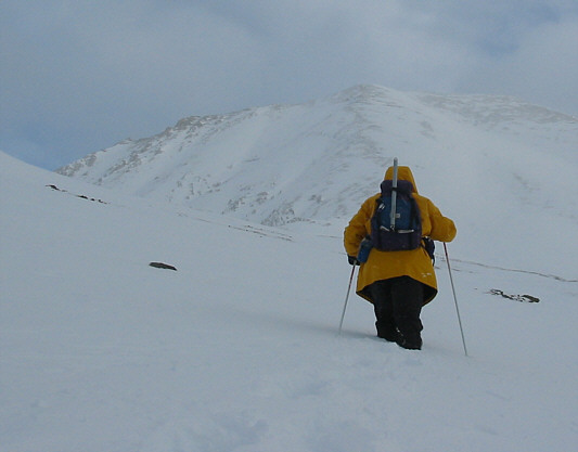 Hmmm...maybe I should have kept my skis on a bit longer...