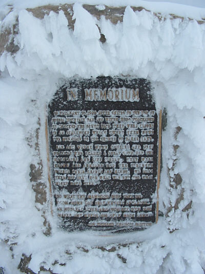 I wonder who had to drag this heavy thing up here.