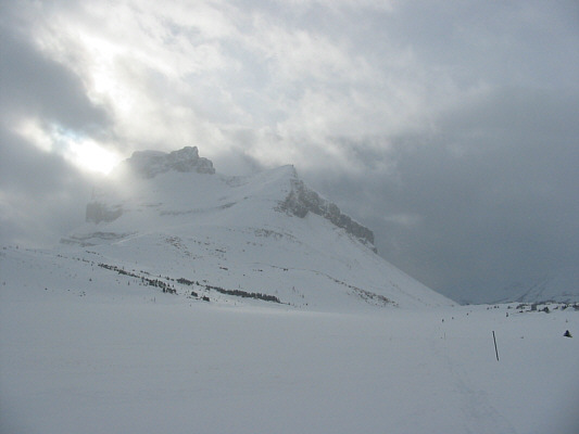 Sigh.  Despite four trips into this area, I have yet to see a clear, sunny day here.