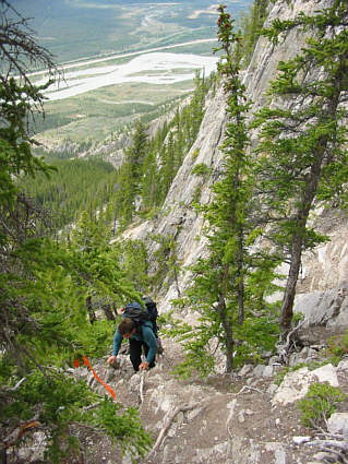 Not a lot of room for variations or wandering off-route...