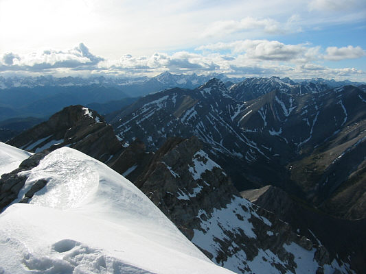 Hmmm...I should probably get off this mountain before the sun sets...