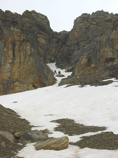 Not the best route choice on this day...