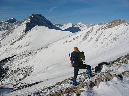 With his toque on, Vern almost looks bald!