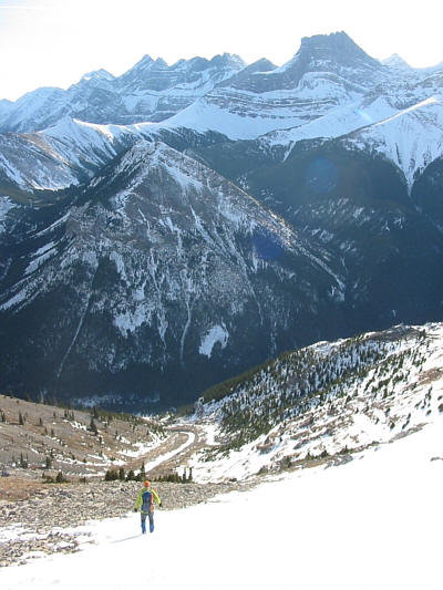 I owe Vern big time after that harrowing descent.