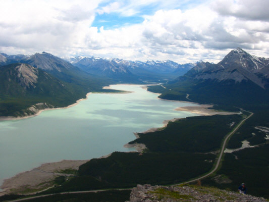 It's hard to believe that this lake is actually man-made!