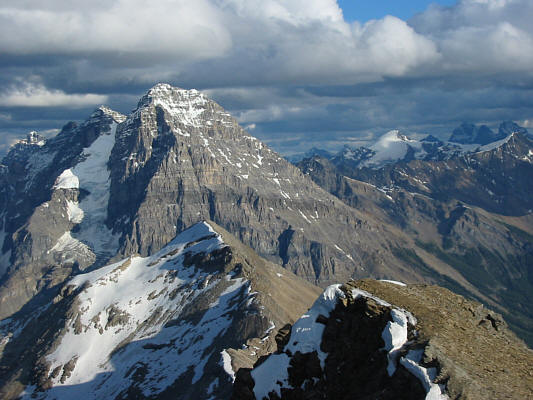 Okay, enough pics. Time to start worrying about descending the crux!