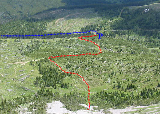 Give your car a break and walk or bike in from Allison Creek Road!