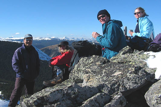 There was no cairn at this summit...possible first ascent?? ;-)