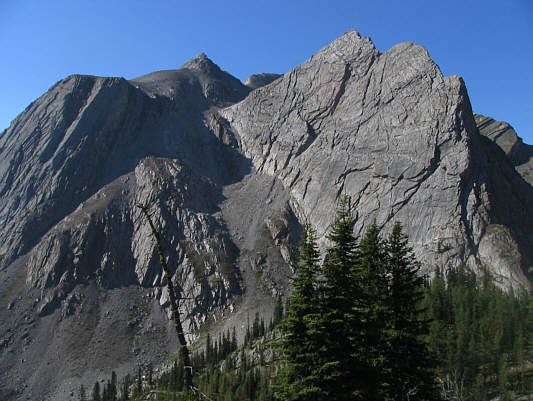 A rather complex-looking mountain.