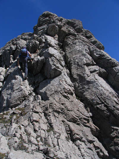 Best scrambling of the day.