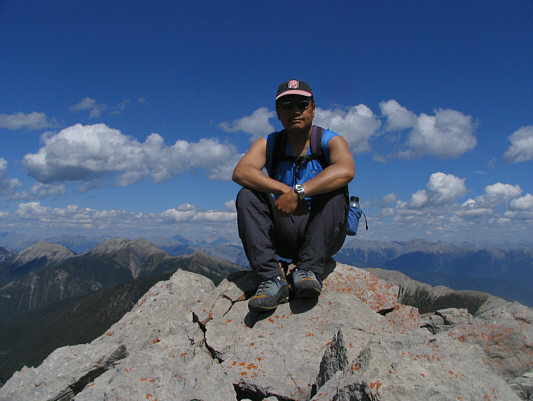 Actually, I was far from content as I was sitting on a painfully pointy rock!