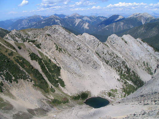 The opposite ridges all look like fun scrambles.