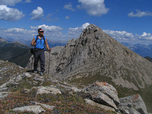 I missed a couple of sub-peaks further west.  Maybe next time...