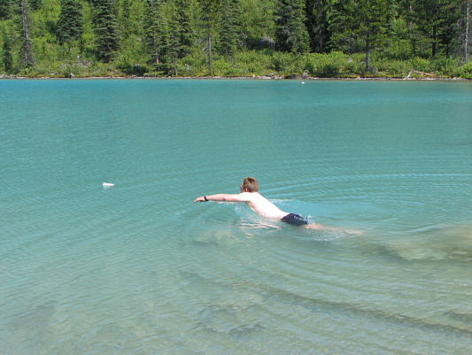 Wiktor: "Whoo! Whoo! Whoo! Whoo! I can't swim! Whoo! Whoo! Whoo!"