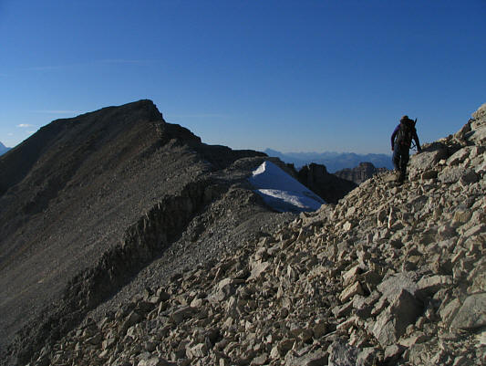 It's another half hour to the summit from here.