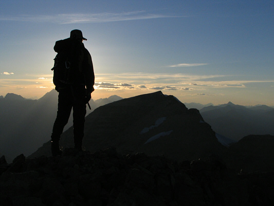 But first, let's get off this peak before it gets dark!