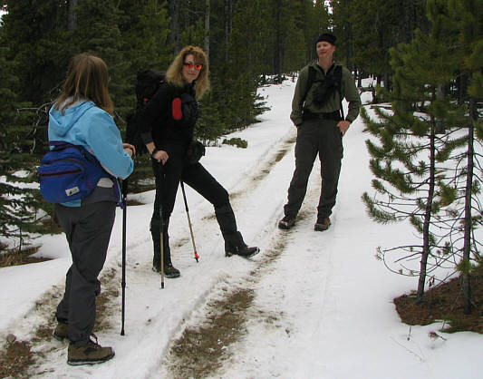An ATV is definitely the way to go up this road!